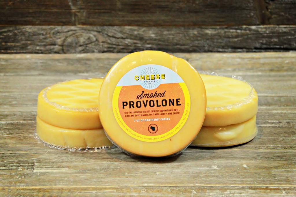 6 oz. Smoked Provolone Cheese · Combination of sweet, sharp, and smoky flavors.