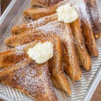 French Toast  · 6 Triangles of delicious French toast cooked to perfection.