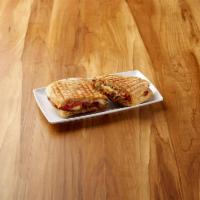 #3 Panini · Breaded chicken cutlet with sliced prosciutto, fresh mozzarella, tomato and olive oil.
