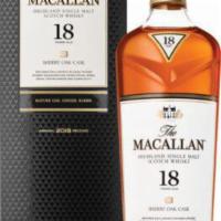 Macallan Scotch 18 Year Sherry Oak 750ml · Must be 21 to purchase.