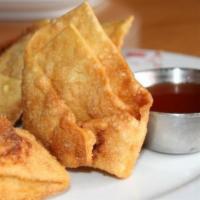 #11 Cream Cheese Wontons · Six wontons. Cream cheese or jalapeño. Served with sweet and sour sauce.