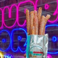 Yummy Churros · Skinny. Traditional cinnamon or sugar churros with toppings of your choice.