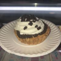 Chocolate Cream Tart · A crisp pie dough shell filled with a creamy chocolate silk, topped with whipped topping and...