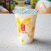 Mango Marble Green Tea Latte · Please note: This Drink can only be served cold. If you choose 