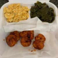 Fried Jumbo Shrimp Meal · Fried jumbo shrimp meal with 2 sides.