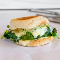 Egg, Spinach and Cheese Sandwich · 