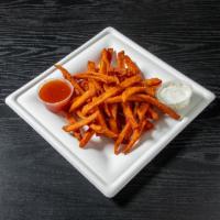 Sweet Potato Fries  · Fried sweet potatoes.