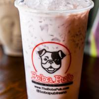 Taro Milk Tea · Specially handcrafted, rich, and creamy with its real taro taste.