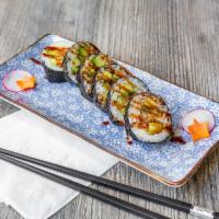 Shrimp Tempura Roll · Tempura shrimp, avocado, cucumber, eel sauce.