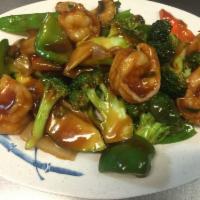 65. Jumbo Shrimp with Mixed Vegetable · 