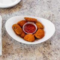 Jalapeno Poppers · Served with sour cream 