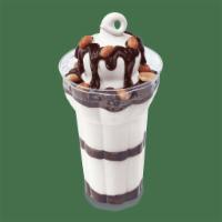 Peanut Buster Parfait Treat · Loads of peanuts, mounds of creamy, smooth soft serve and tons of rich hot fudge layered high