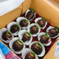 Chocolate covered strawberries · Chocolate covered strawberries. plain or covered with toppings of your choice