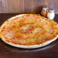 Large 4 Cheese Pizza · Mozzarella, feta, gorgonzola, and ricotta.

