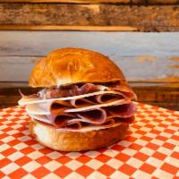 Po' Boy · High quality ham, large salami, pepperoni and prosciutto, cheese of your choice and a house ...