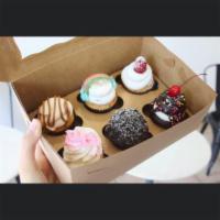 Cupcake 6  Pack Variety · This cupcake 6 pack is loaded with FROSTED CAKERY gourmet variety cupcakes.  Random assortme...