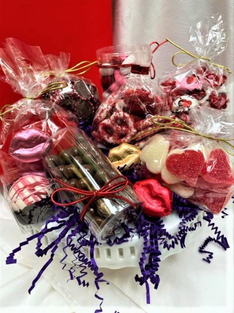 Valentine Chocolate Gift Box · Send a Valentine Gift Box packed full of chocolate, candy, sweet, and treats!