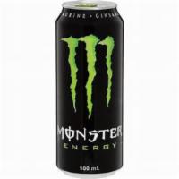 Monster Energy  · A 16 oz can of the original Monster Energy Drink