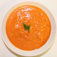 Creamy Tomato Soup · Pureed tomato and cream soup. 
