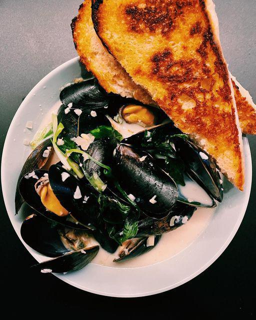 PEI Mussels in Coconut & Lemongrass Broth!! · Mussels from Nelsons Meat + Fish, w/ shallots, garlic, fresh herbs, bird's eye chili. Add Rice or Bread +$3