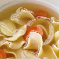 Homemade Chicken Noodle Soup · Chicken Breast, Egg Noodles and a variety of special seasonings slow cooked to perfection
