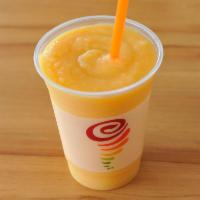 Orange Carrot Karma Smoothie · Fresh carrot juice, mango, banana and orange juice.