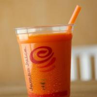 Purely Carrot Juice · Fresh juiced carrot.