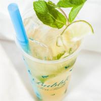 10. Tea Mojito · Cold brewed premium jasmine green tea with crystal pearls topped with fresh mint leaves and ...