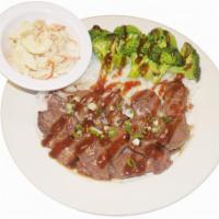 Beef Teriyaki  · Stir-fried boneless beef, broccoli and green onion.