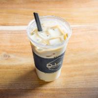 Vietnamese Iced Coffee · Freshly brewed coffee sweetened with condensed milk topped with shaken half and half & natur...