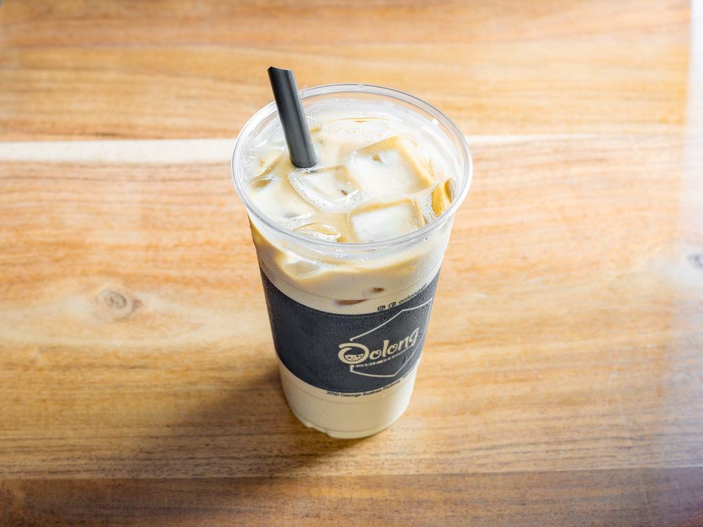 Vietnamese Iced Coffee · Freshly brewed coffee sweetened with condensed milk topped with shaken half and half & natural cane sugar.