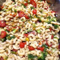 Pasta Salad · Chilled salad with a pasta base. 