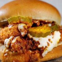 Chick’n Parm Sandwich Meal ( 100% plant-based ) · Crispy Beyond meat chick’n smothered in GAB’S famous sloppy joe sauce with melted mozzarella...