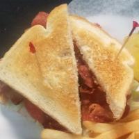  BLT Sandwich ·  Crispy Bacon Lettuce and Tomatoes served on Toasted White or Wheat Bread.  
