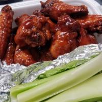 Wings and Fries  · 5pcs Wings and Season Fries 