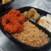  FRIED SHRIMPS  ·  7 pcs shrimp Includes Spanish rice and two side 