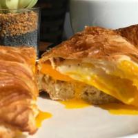 Cheese and Egg Croissant · 