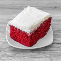 Red Velvet Cake · Our moist, classic red velvet cake recipe topped with a cream cheese icing.