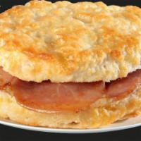 Country Ham Biscuit · Cured country ham on a made-from-scratch buttermilk biscuit.