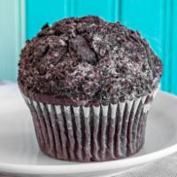 Jumbo GIANT Cookies and Cream Cupcake · GIANT Chocolatey cupcake filled with vanilla cream, topped with a swirl of vanilla buttercre...