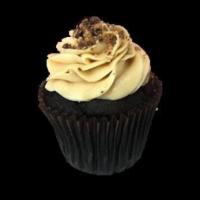 Peanut Butter Cup Cake  · Chocolate with peanut butter frosting topped with crumbled peanut butter cups.