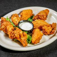 Wings · Fried wings, dipped in your favorite sauce, buffalo, old bay and lemon pepper, honey bbq, ho...