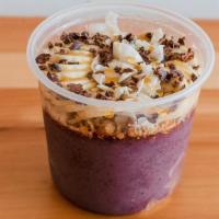 King’s Bowl · Crafted with Coconut Milk, Acai, Banana, Strawberry, Blueberry, and Coconut Peanut Butter. T...