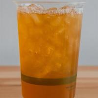 Tropical Passionberry Green Tea · Iced Tea is served unsweetened.