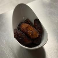 Fried Plantain · Sweet fried plaintain fried to perfection and lightly salted.
