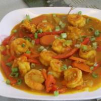118. Curry Shrimp	 · Hot and spicy.