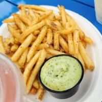 Herbivore  Fries · Our crispy fries seasoned with our Lemon-Garlic, Parmesan and Black Pepper blend. Served wit...