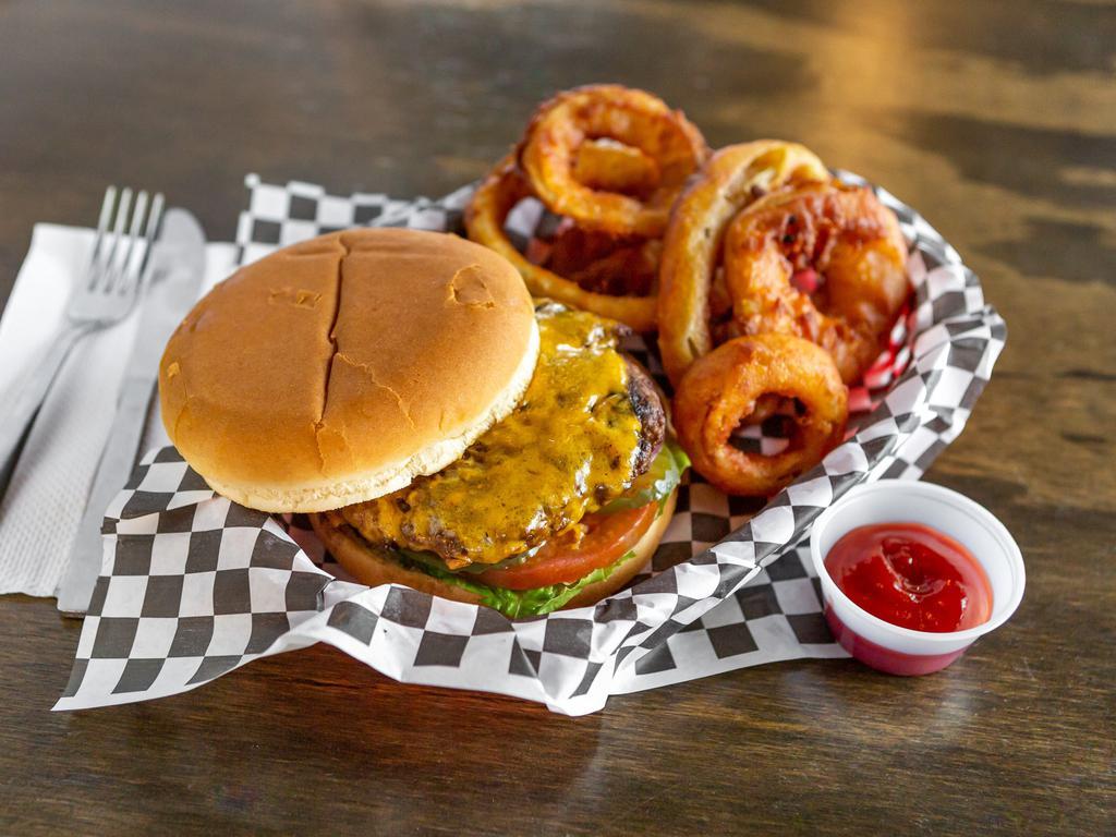 Build Your Own Burger · Choose: lettuce, tomato, onion, pickle or grilled onion. Add add ons for an additional charge.