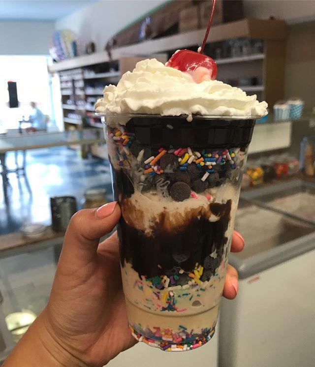 Sundae · Three scoops of ice cream with unlimited toppings!
Toppings included in price.