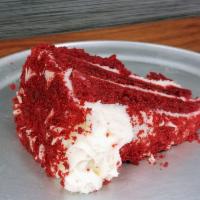 Award-Winning Red Velvet Cake · Our best-selling slice, and dubbed 